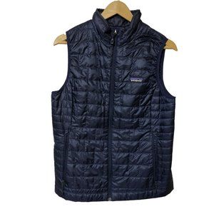 Patagonia Nano Puff Insulated Vest, Navy with Ketel One Vodka Embroidery - Women